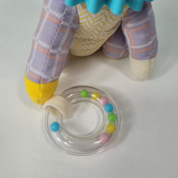 Skip Hop Bandana Buddies Unicorn Baby Activity Teething Toy Multi-Sensory Rattle - Picture 7 of 10